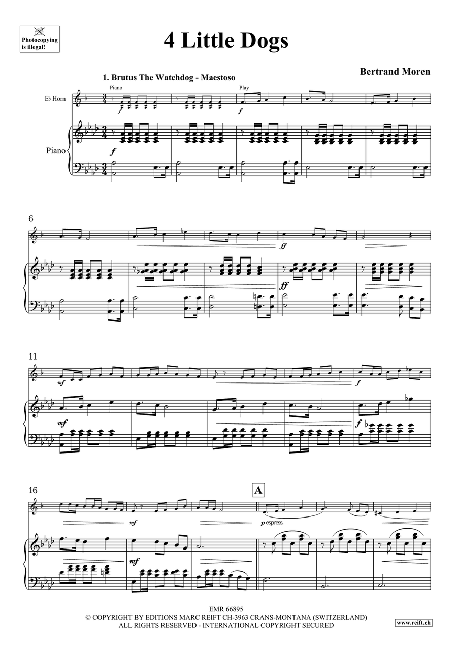 4 Little Dogs 4 Little Dogs Horn scores gallery preview page 5