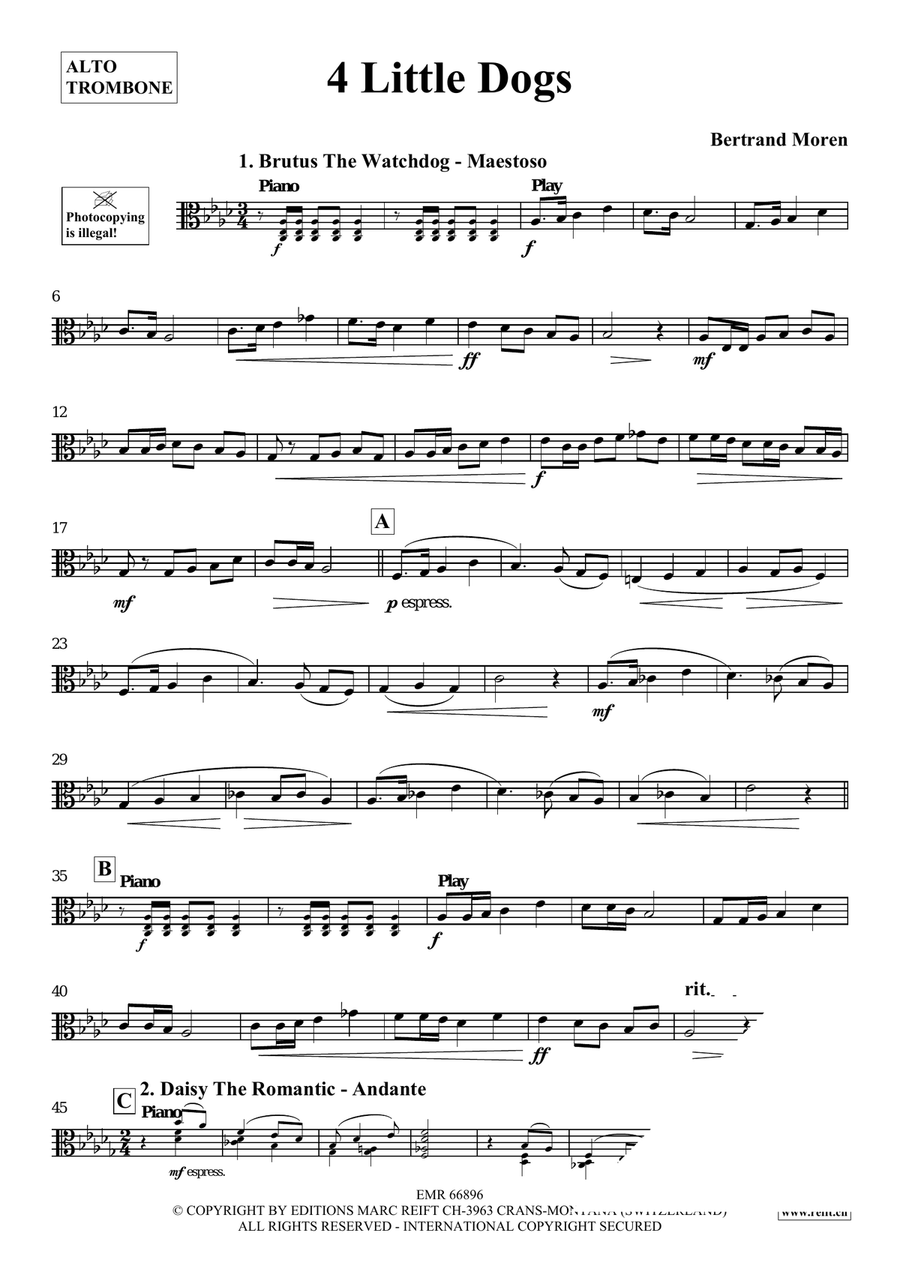 4 Little Dogs 4 Little Dogs Piano Accompaniment scores gallery preview page 4