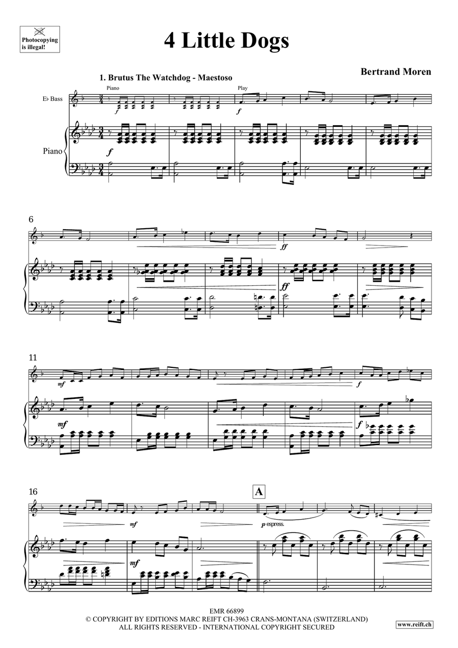 4 Little Dogs 4 Little Dogs Voice Solo scores gallery preview page 5