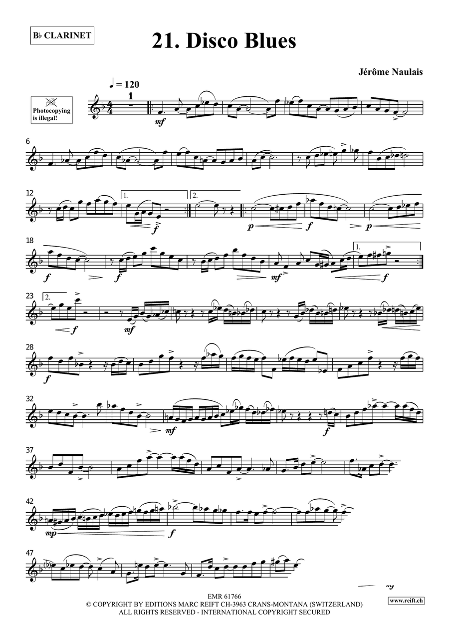 40 Solos for Fun Volume 3 Clarinet Solo scores gallery preview page 4