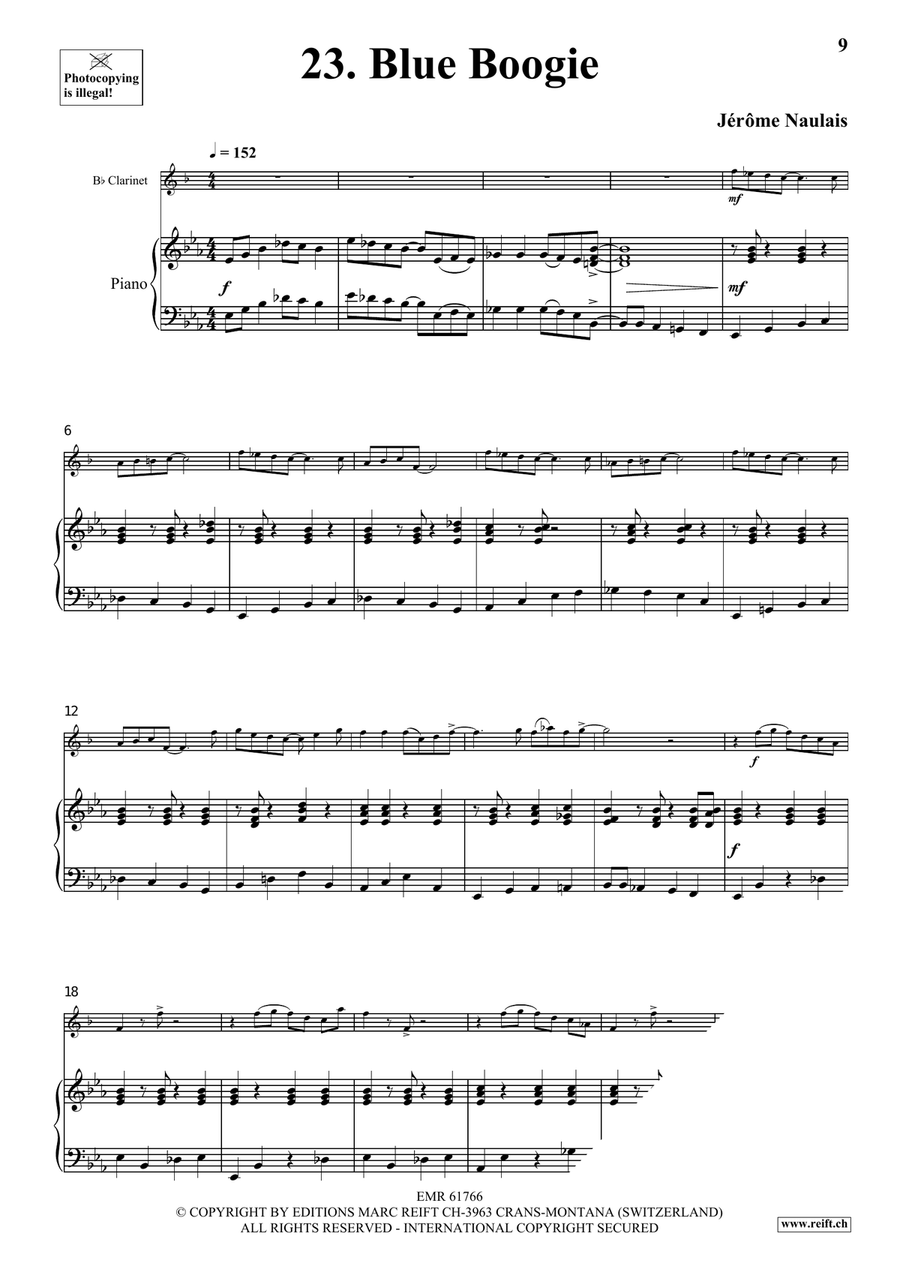 40 Solos for Fun Volume 3 Clarinet Solo scores gallery preview page 7