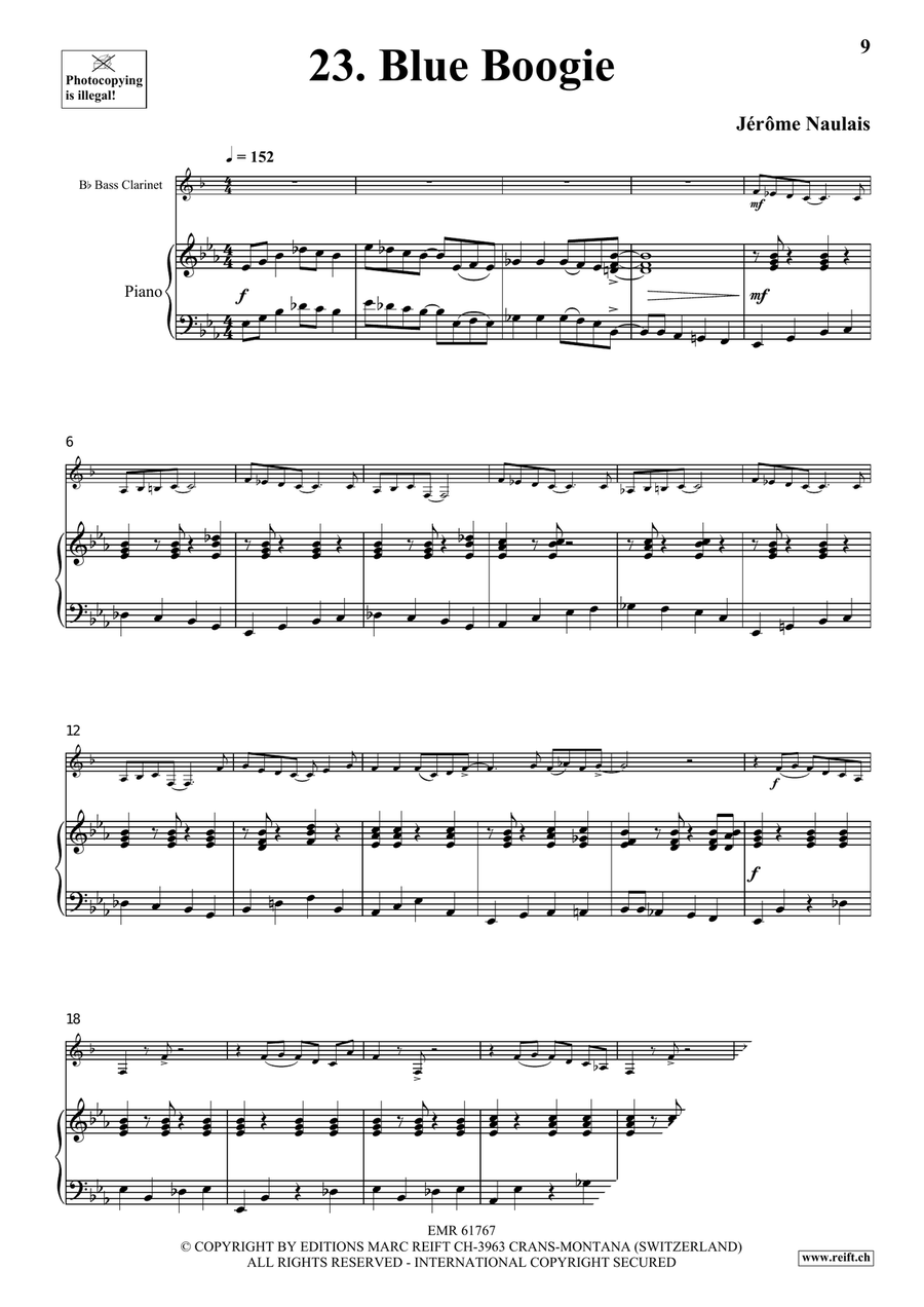 40 Solos for Fun Volume 3 Bass Clarinet scores gallery preview page 7