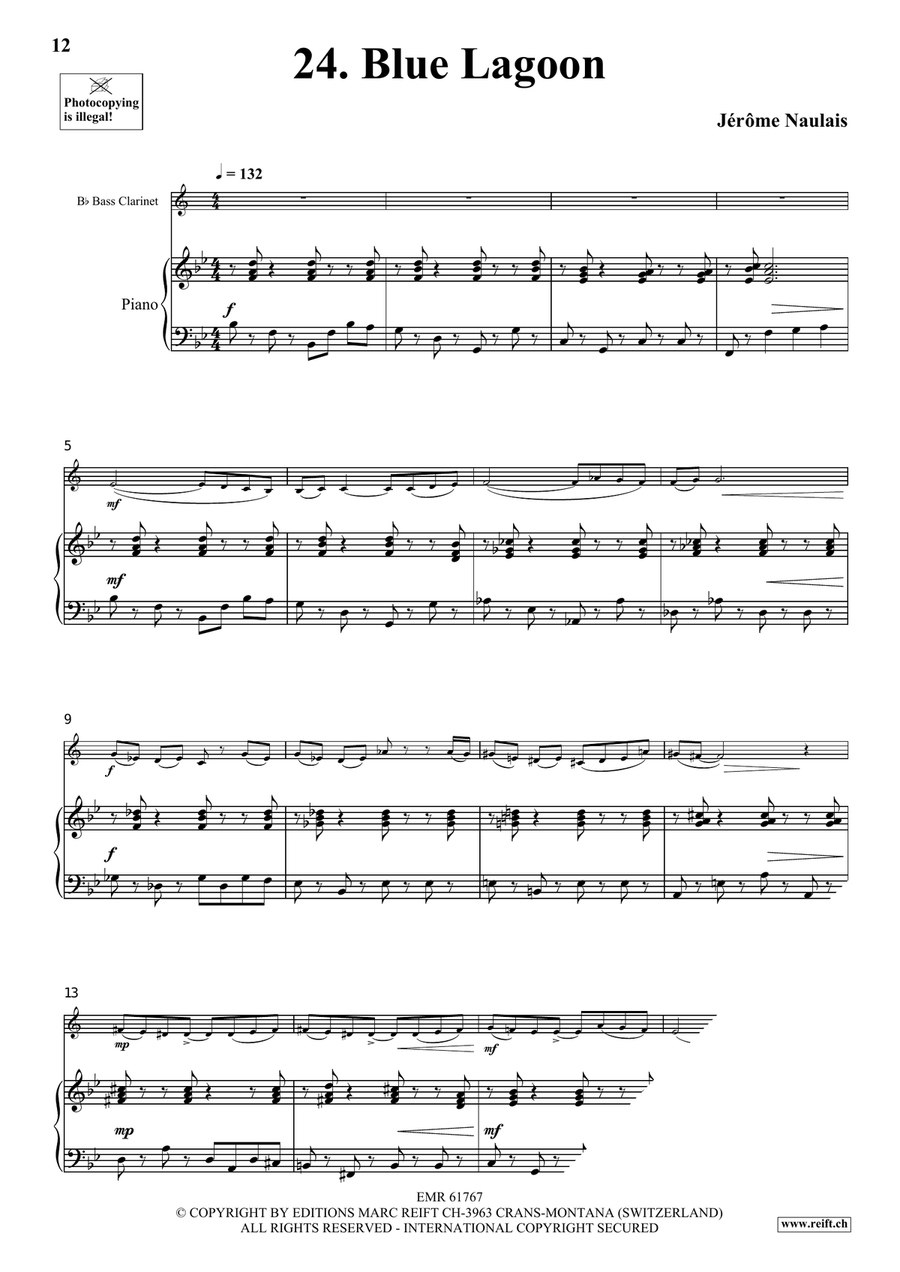 40 Solos for Fun Volume 3 Bass Clarinet scores gallery preview page 8