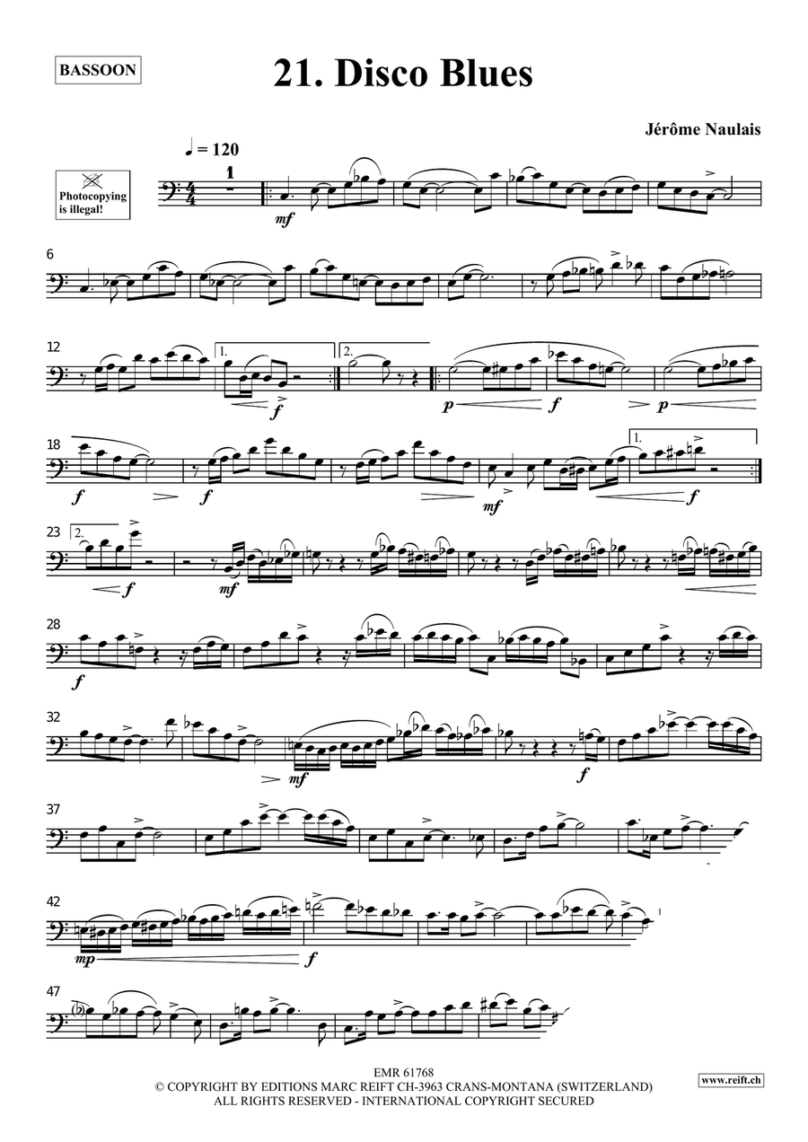 40 Solos for Fun Volume 3 Bassoon Solo scores gallery preview page 4