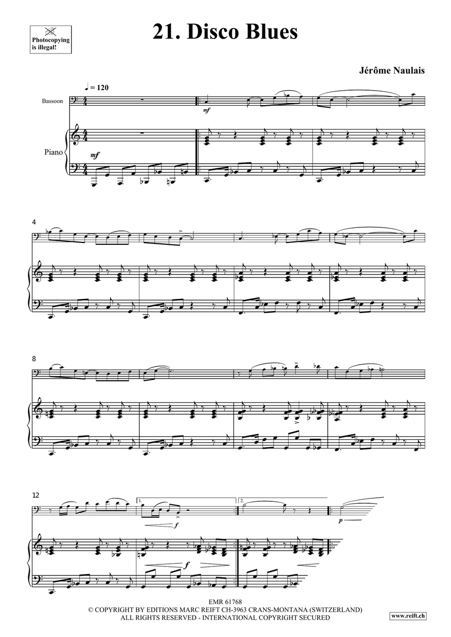 40 Solos for Fun Volume 3 Bassoon Solo scores gallery preview page 5