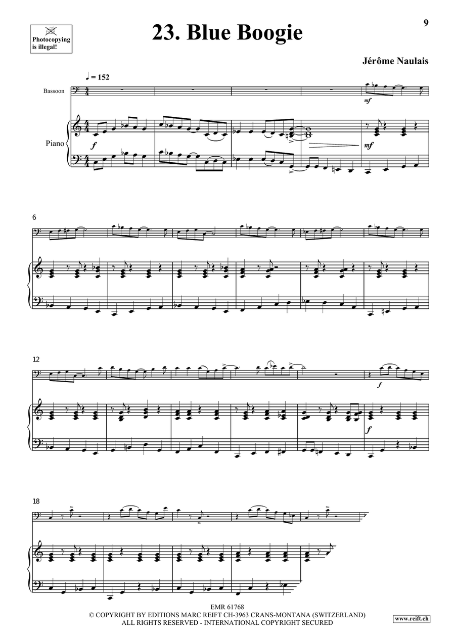 40 Solos for Fun Volume 3 Bassoon Solo scores gallery preview page 7