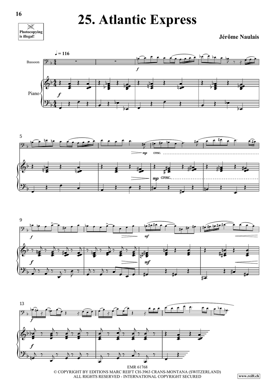 40 Solos for Fun Volume 3 Bassoon Solo scores gallery preview page 9