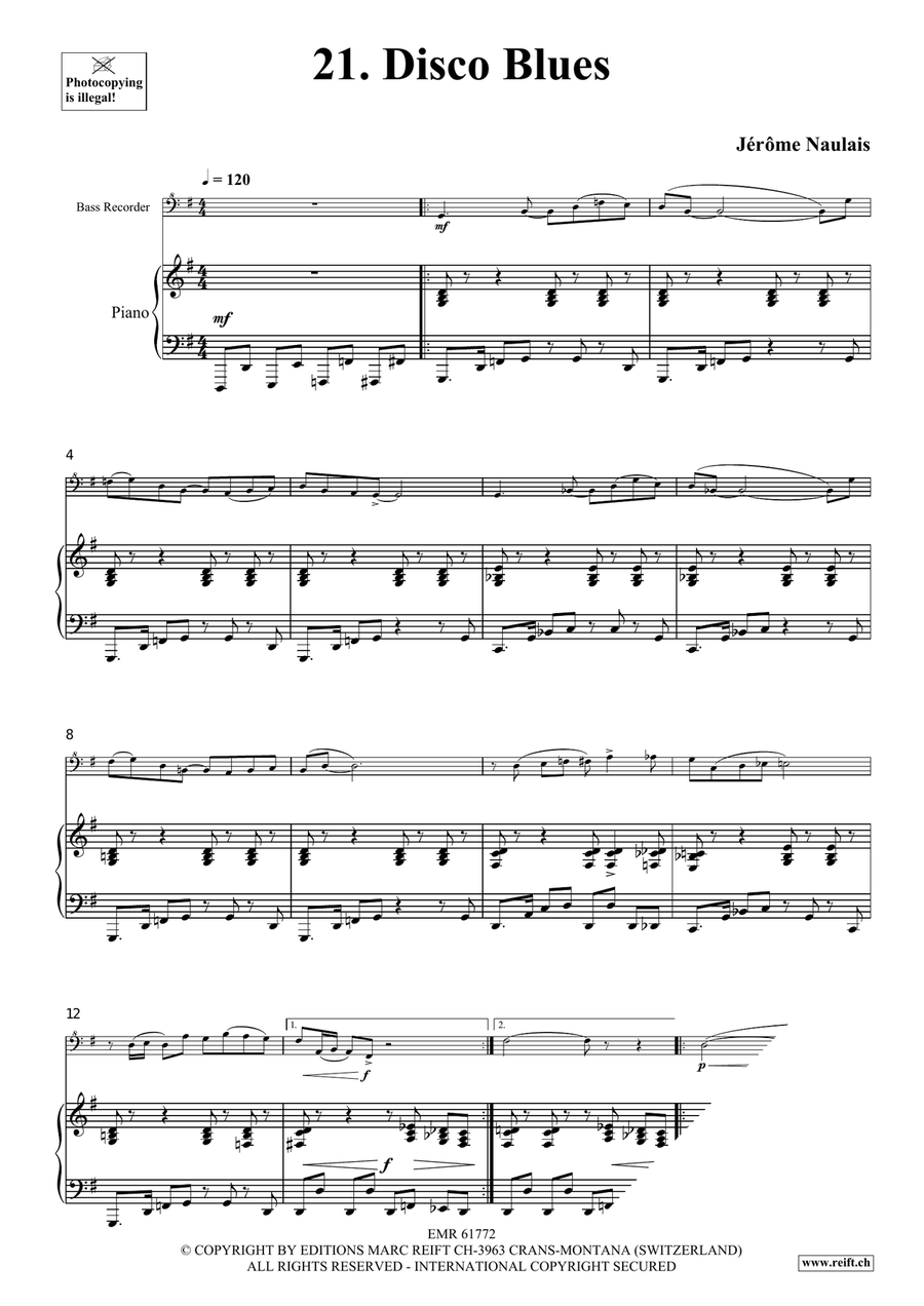 40 Solos for Fun Volume 3 Bass Recorder scores gallery preview page 5
