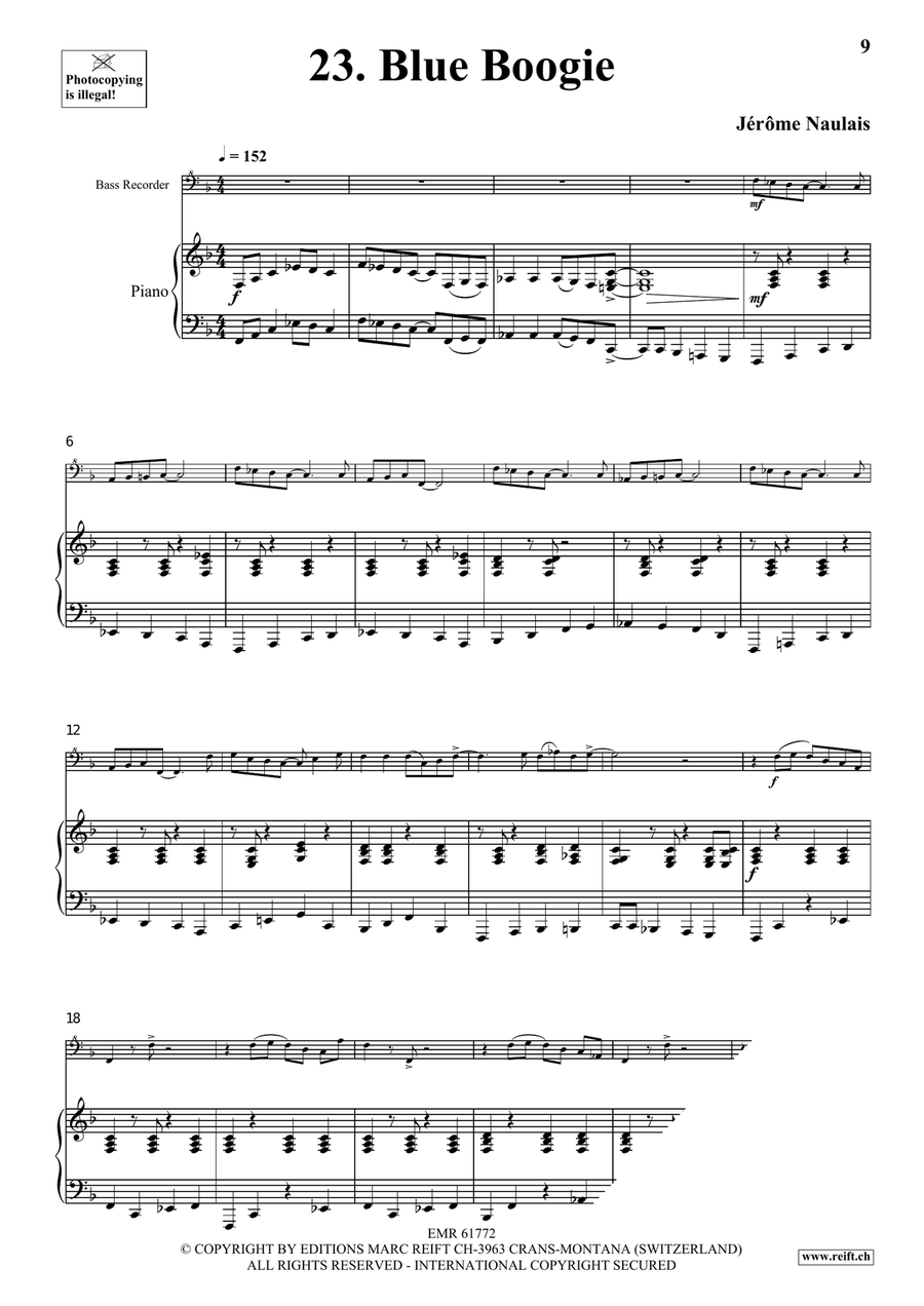 40 Solos for Fun Volume 3 Bass Recorder scores gallery preview page 7