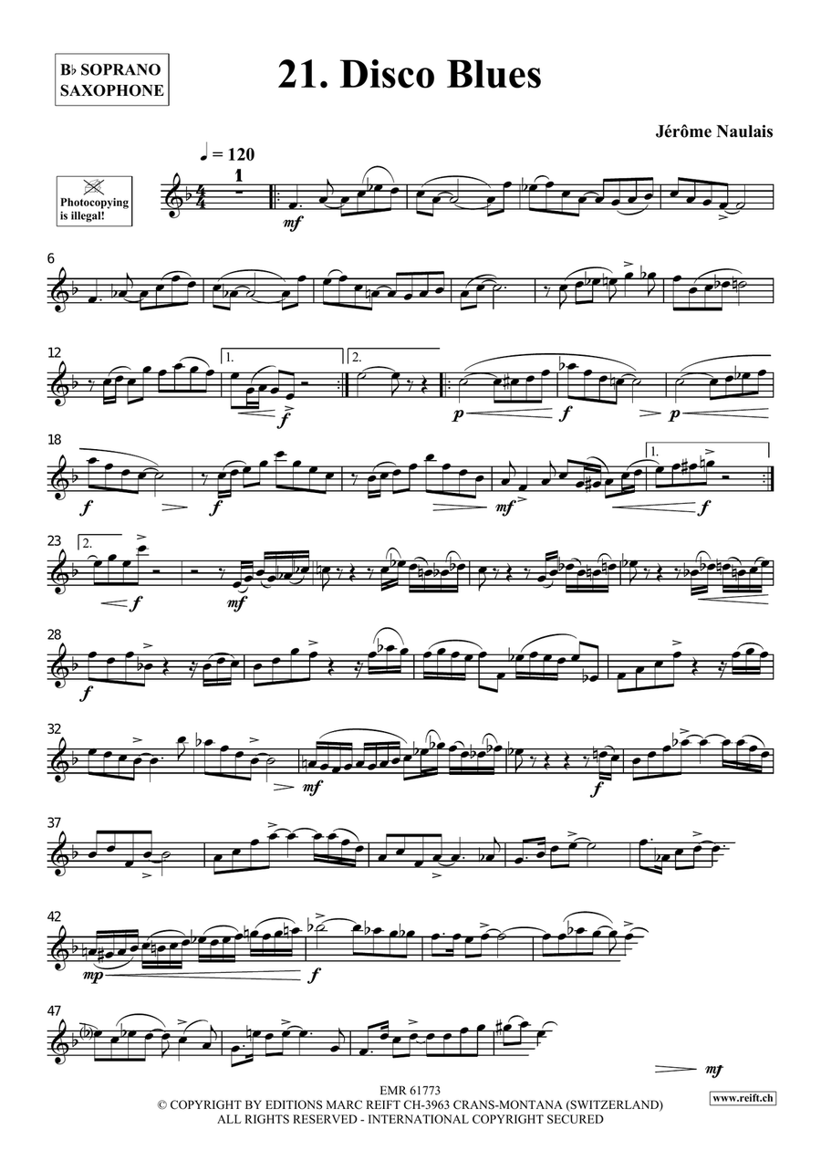 40 Solos for Fun Volume 3 Soprano Saxophone scores gallery preview page 4