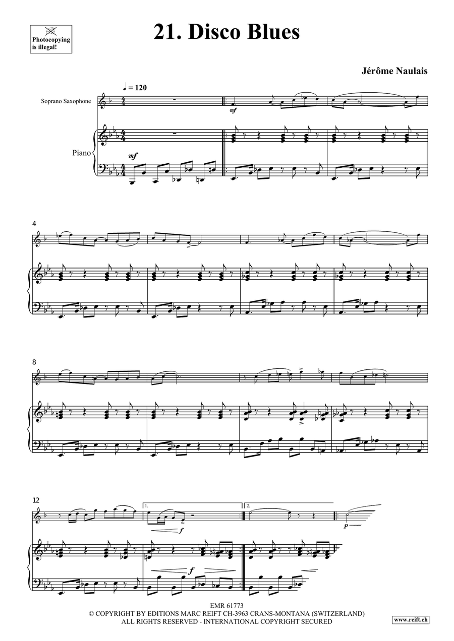 40 Solos for Fun Volume 3 Soprano Saxophone scores gallery preview page 5