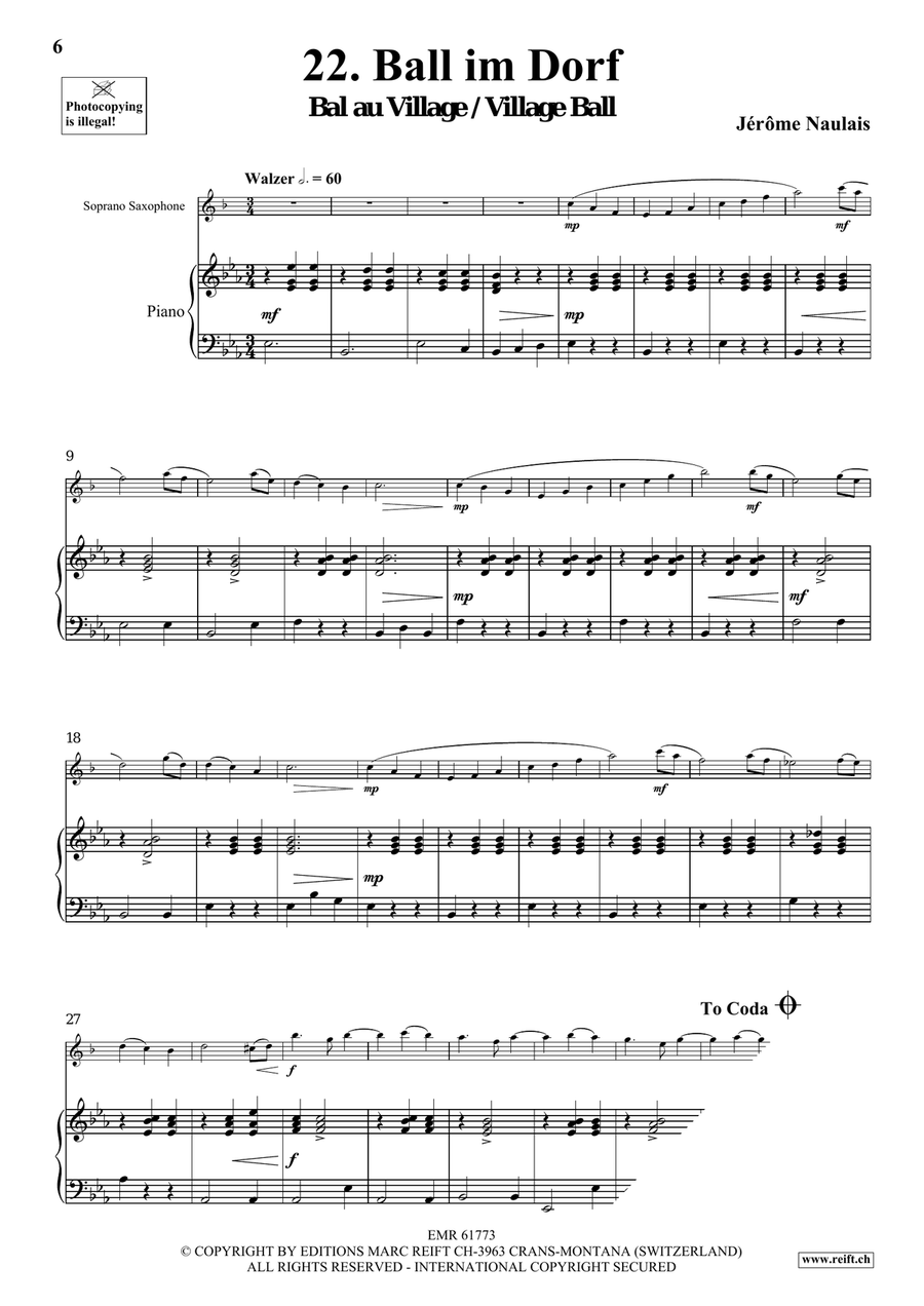 40 Solos for Fun Volume 3 Soprano Saxophone scores gallery preview page 6