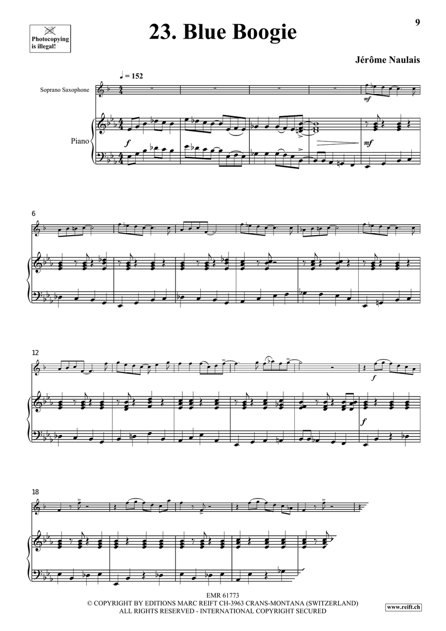 40 Solos for Fun Volume 3 Soprano Saxophone scores gallery preview page 7