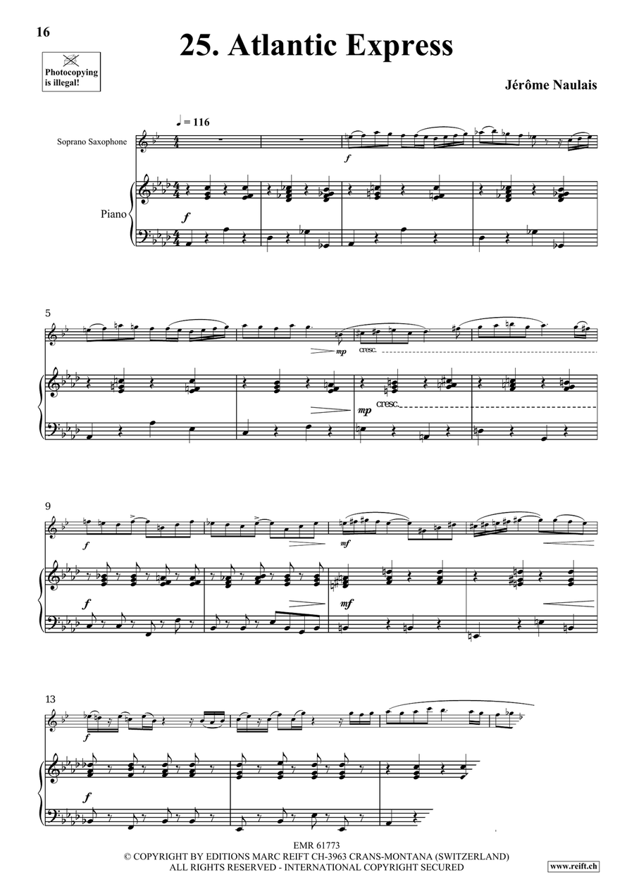 40 Solos for Fun Volume 3 Soprano Saxophone scores gallery preview page 9