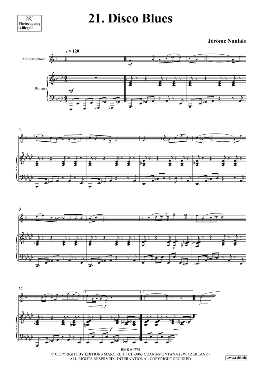 40 Solos for Fun Volume 3 Alto Saxophone scores gallery preview page 5