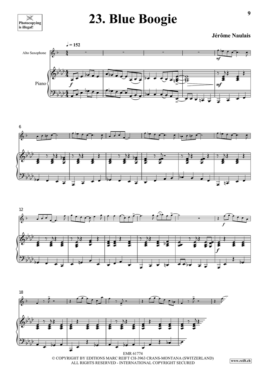 40 Solos for Fun Volume 3 Alto Saxophone scores gallery preview page 7