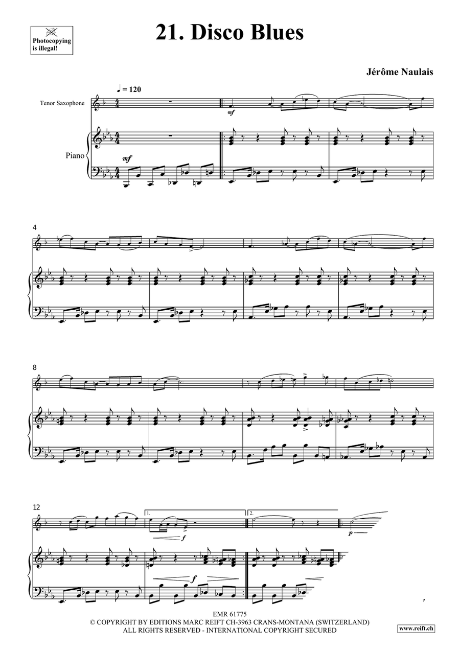 40 Solos for Fun Volume 3 Tenor Saxophone scores gallery preview page 5