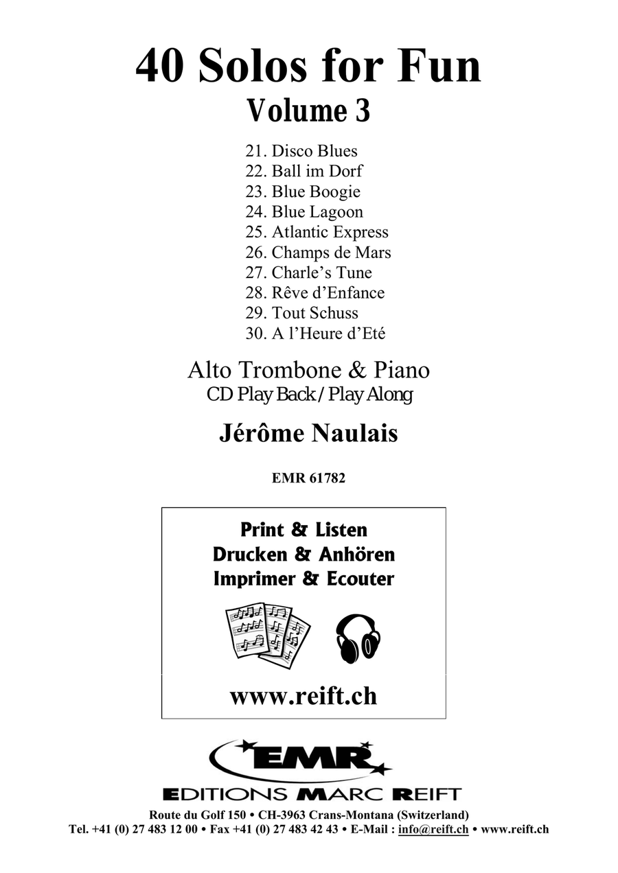 40 Solos for Fun Volume 3 Piano Accompaniment scores gallery preview page 2