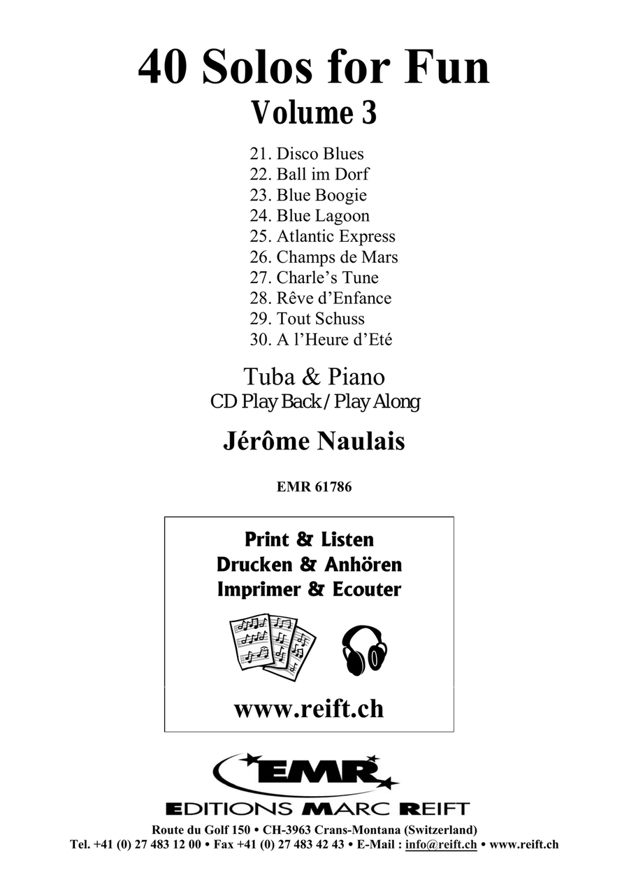 40 Solos for Fun Volume 3 Tuba scores gallery preview page 2