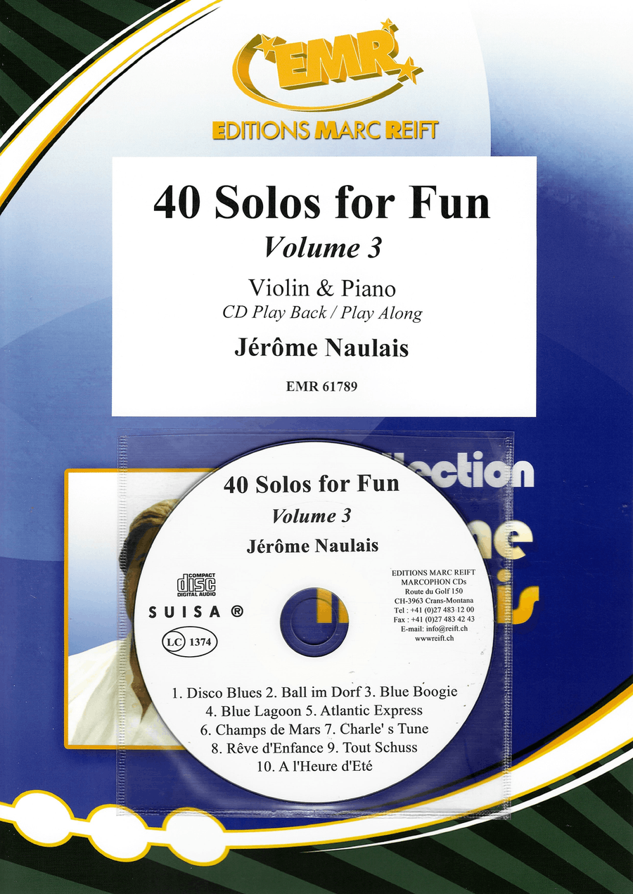 40 Solos for Fun Volume 3 Violin Solo scores gallery preview page 1