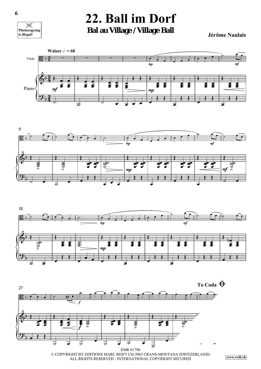 40 Solos for Fun Volume 3 Viola scores gallery preview page 6