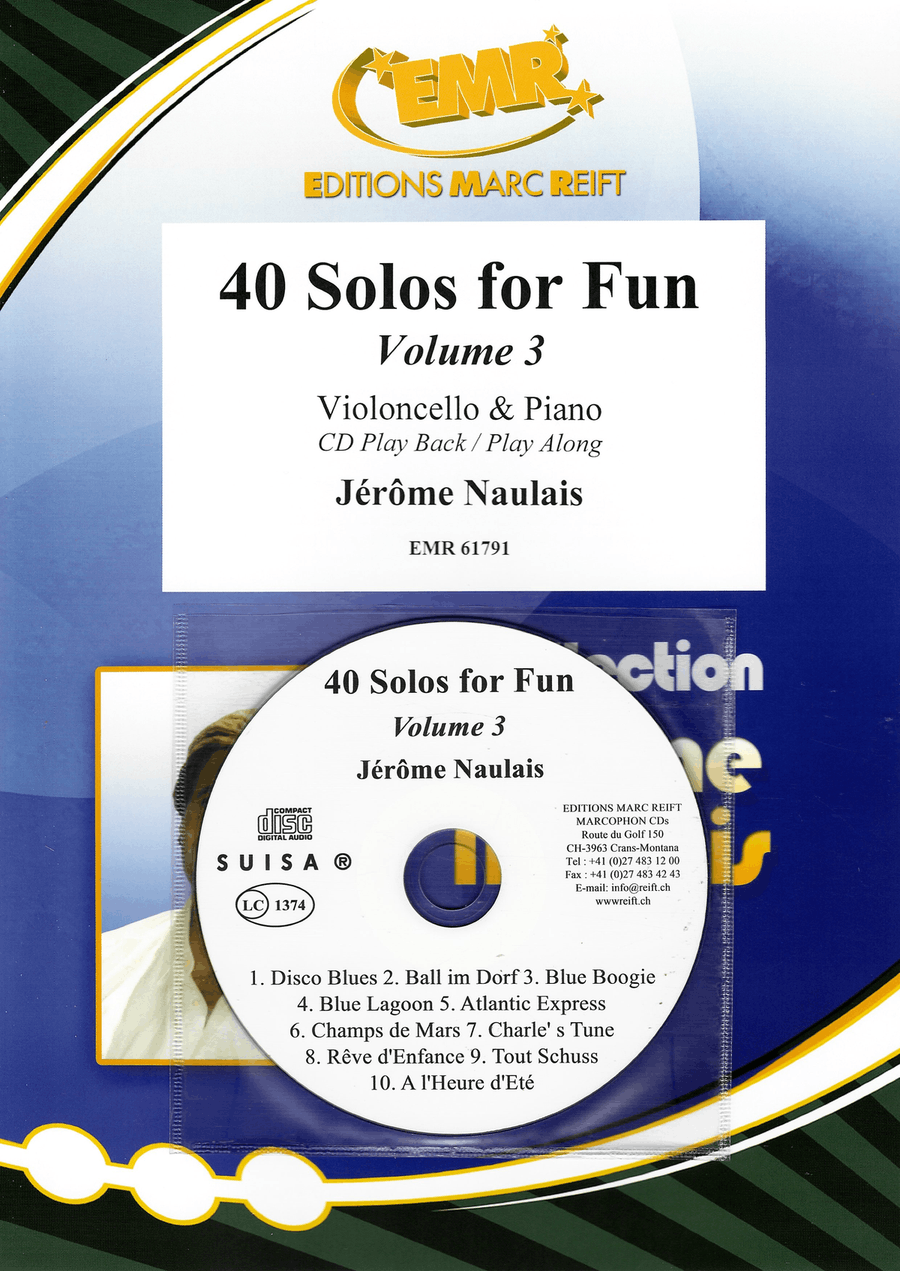 40 Solos for Fun Volume 3 Piano Accompaniment scores gallery preview page 1