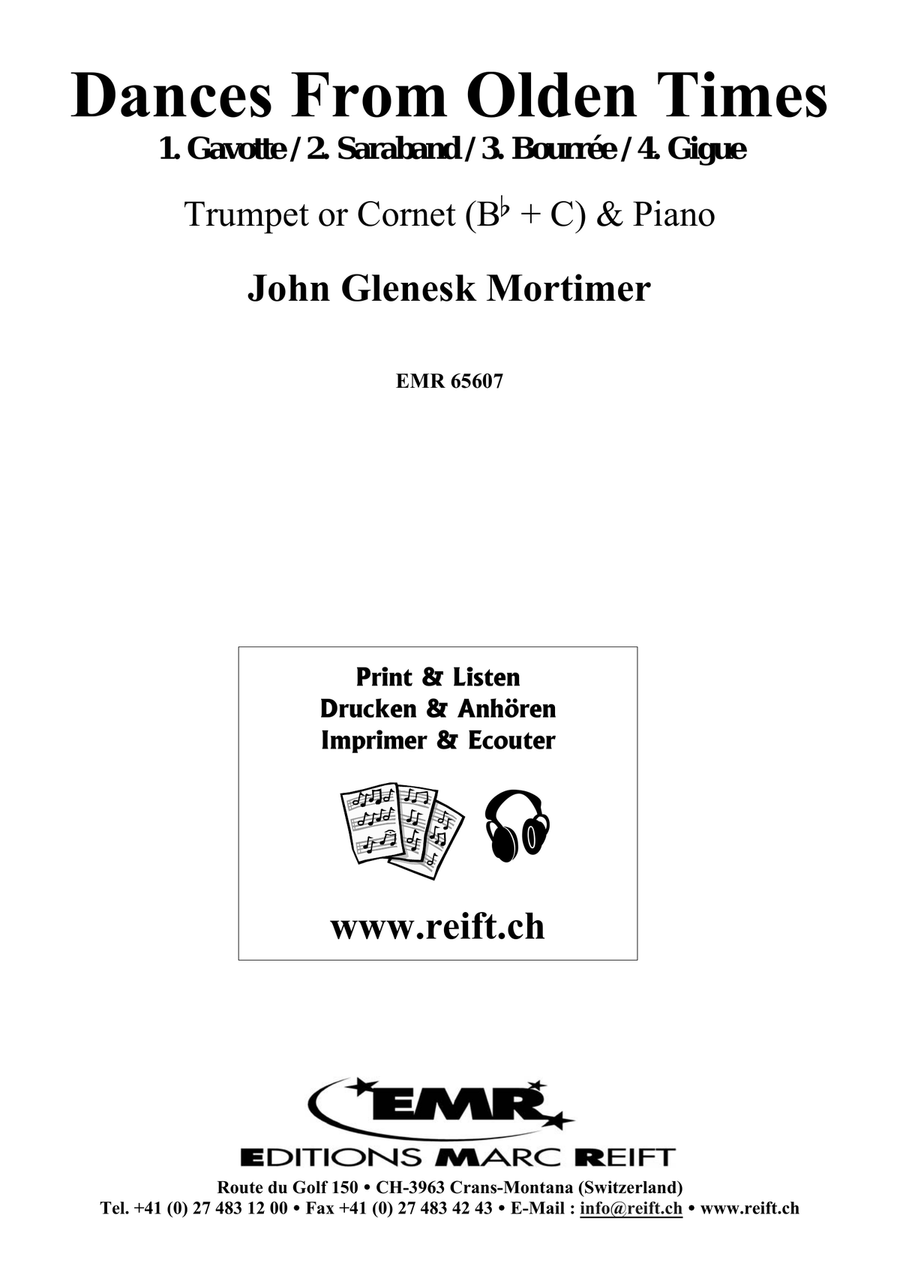 Dances From Olden Times Dances From Olden Times Trumpet Solo scores gallery preview page 2