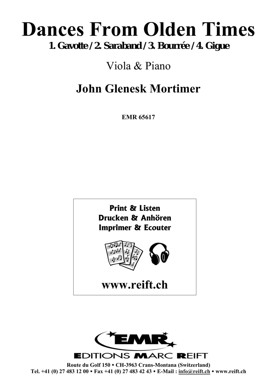 Dances From Olden Times Dances From Olden Times Piano Accompaniment scores gallery preview page 2