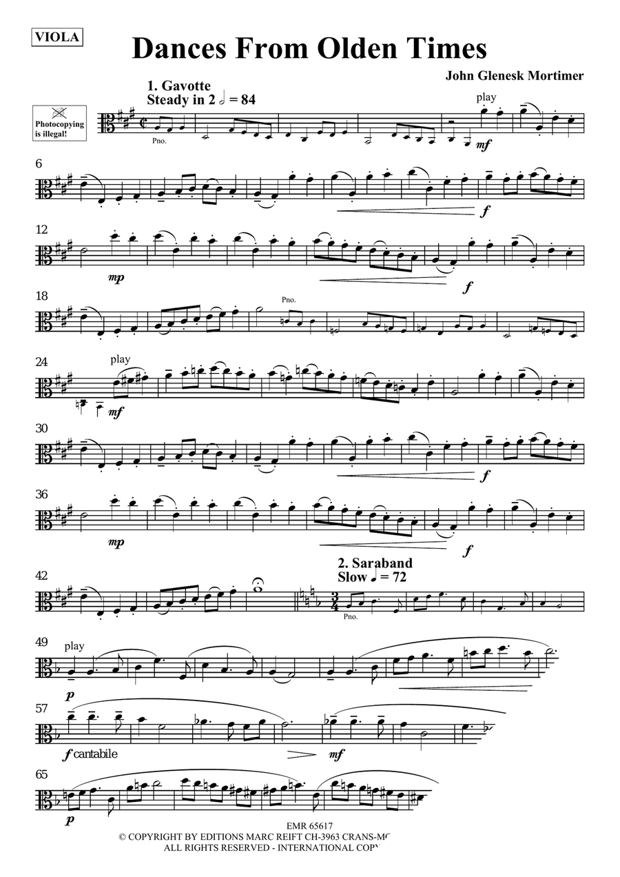 Dances From Olden Times Dances From Olden Times Piano Accompaniment scores gallery preview page 3