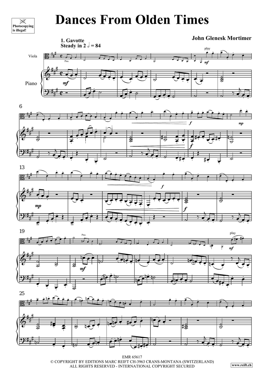 Dances From Olden Times Dances From Olden Times Piano Accompaniment scores gallery preview page 4