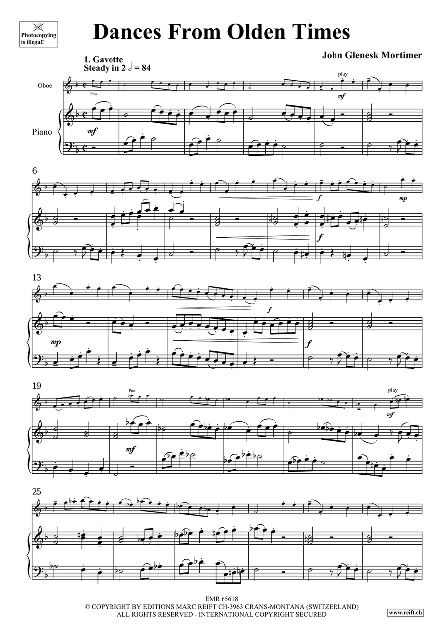 Dances From Olden Times Dances From Olden Times Piano Accompaniment scores gallery preview page 4