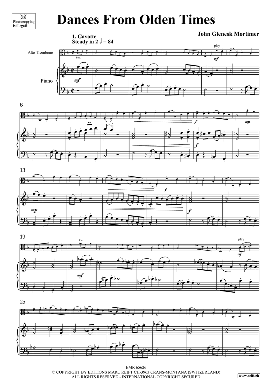 Dances From Olden Times Dances From Olden Times Piano Accompaniment scores gallery preview page 4