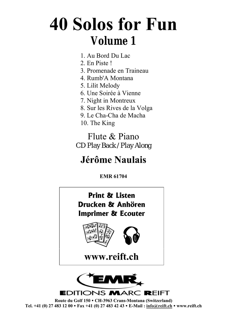 40 Solos for Fun Volume 1 Flute Solo scores gallery preview page 2