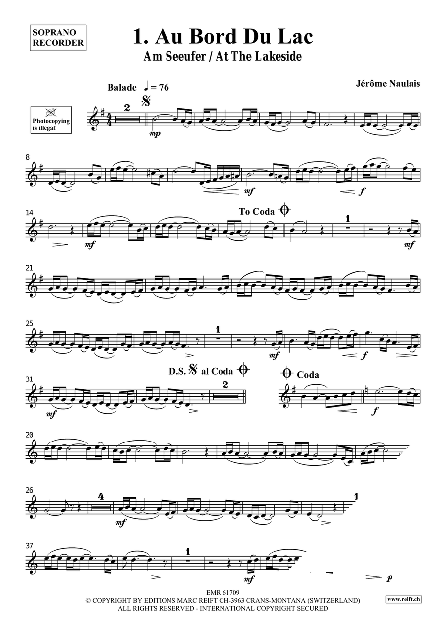 40 Solos for Fun Volume 1 Soprano Recorder scores gallery preview page 4