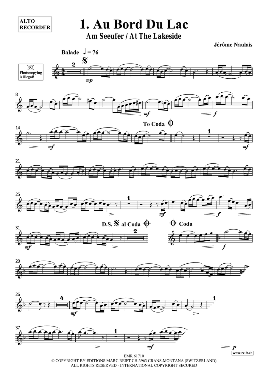 40 Solos for Fun Volume 1 Alto Recorder scores gallery preview page 4