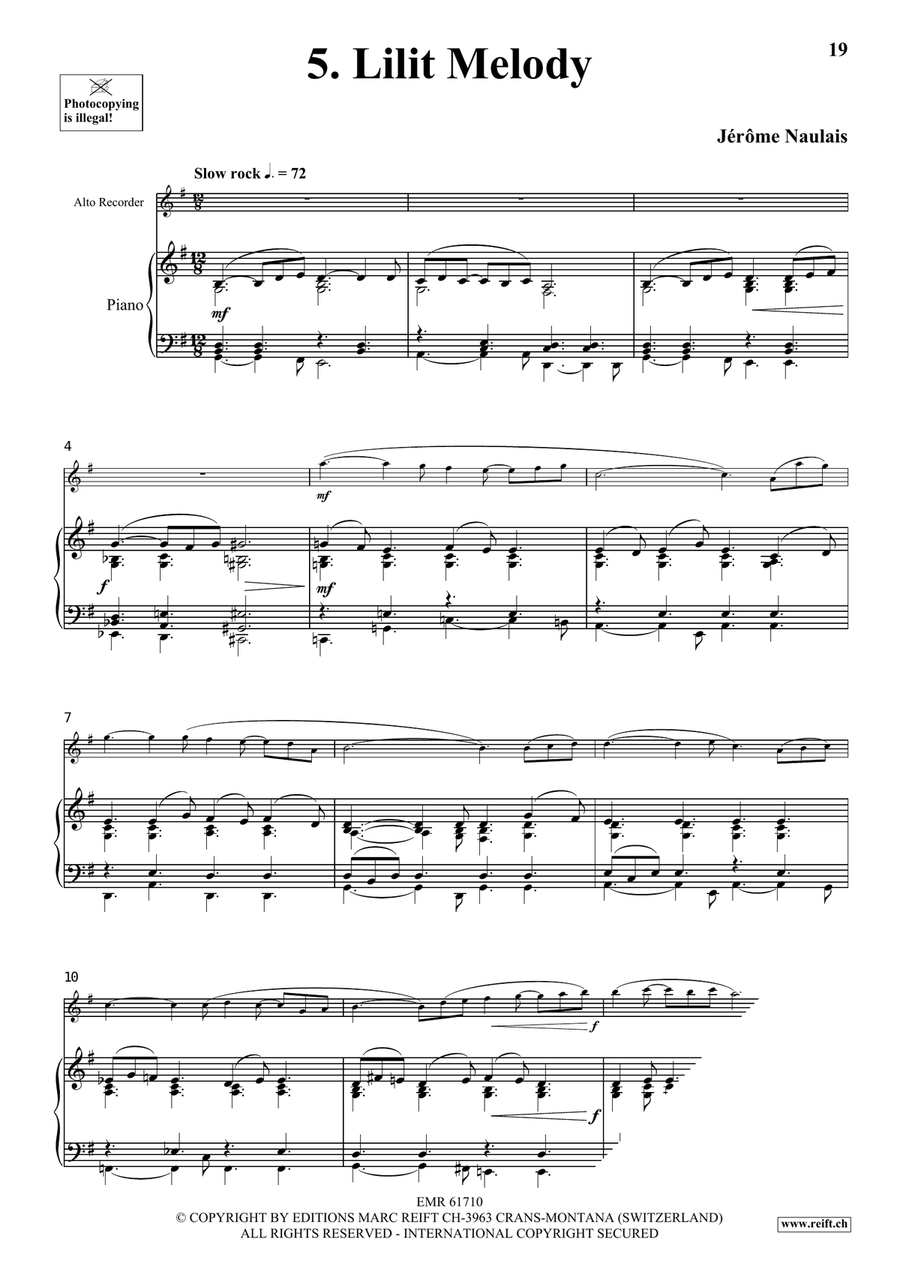 40 Solos for Fun Volume 1 Alto Recorder scores gallery preview page 9