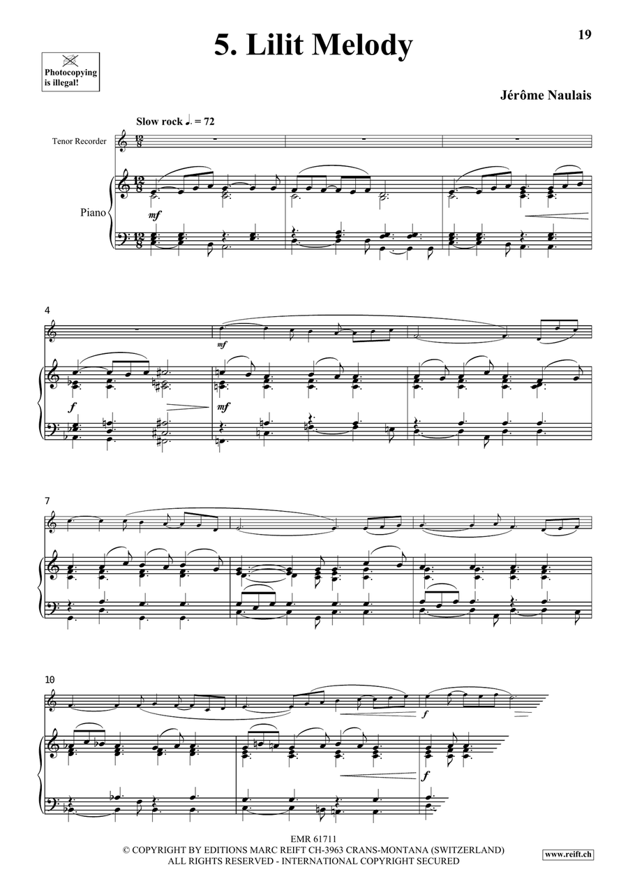 40 Solos for Fun Volume 1 Tenor Recorder scores gallery preview page 9