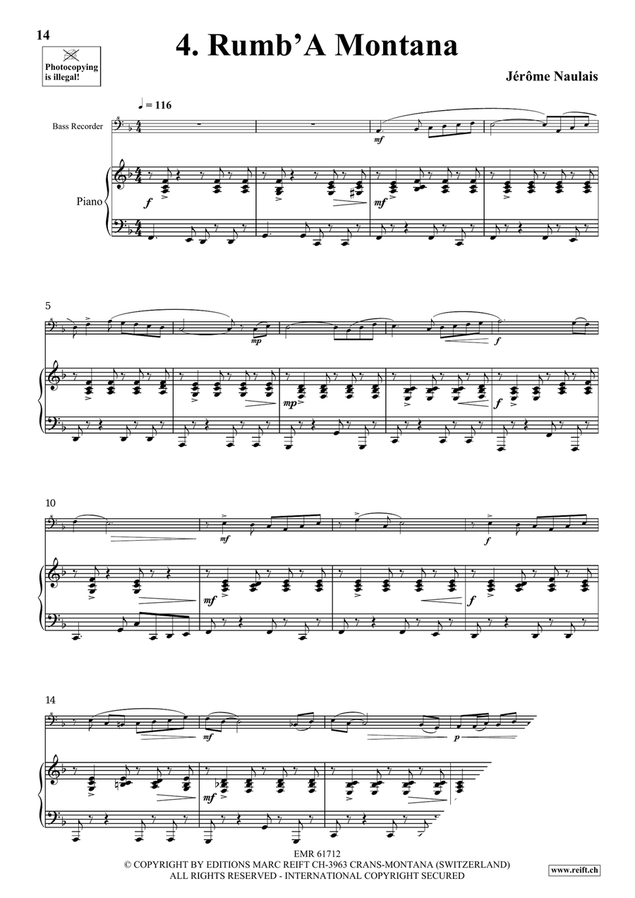 40 Solos for Fun Volume 1 Bass Recorder scores gallery preview page 8