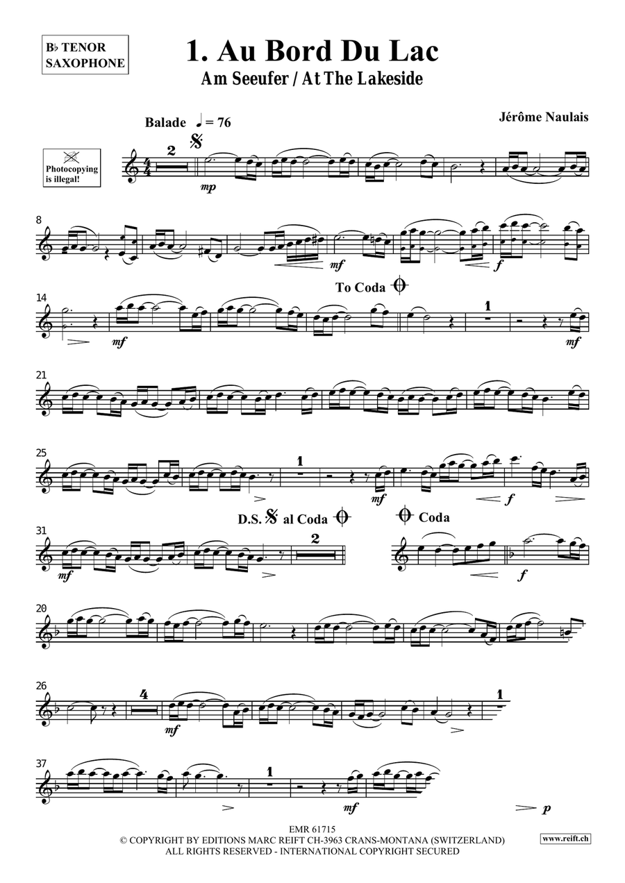40 Solos for Fun Volume 1 Tenor Saxophone scores gallery preview page 4
