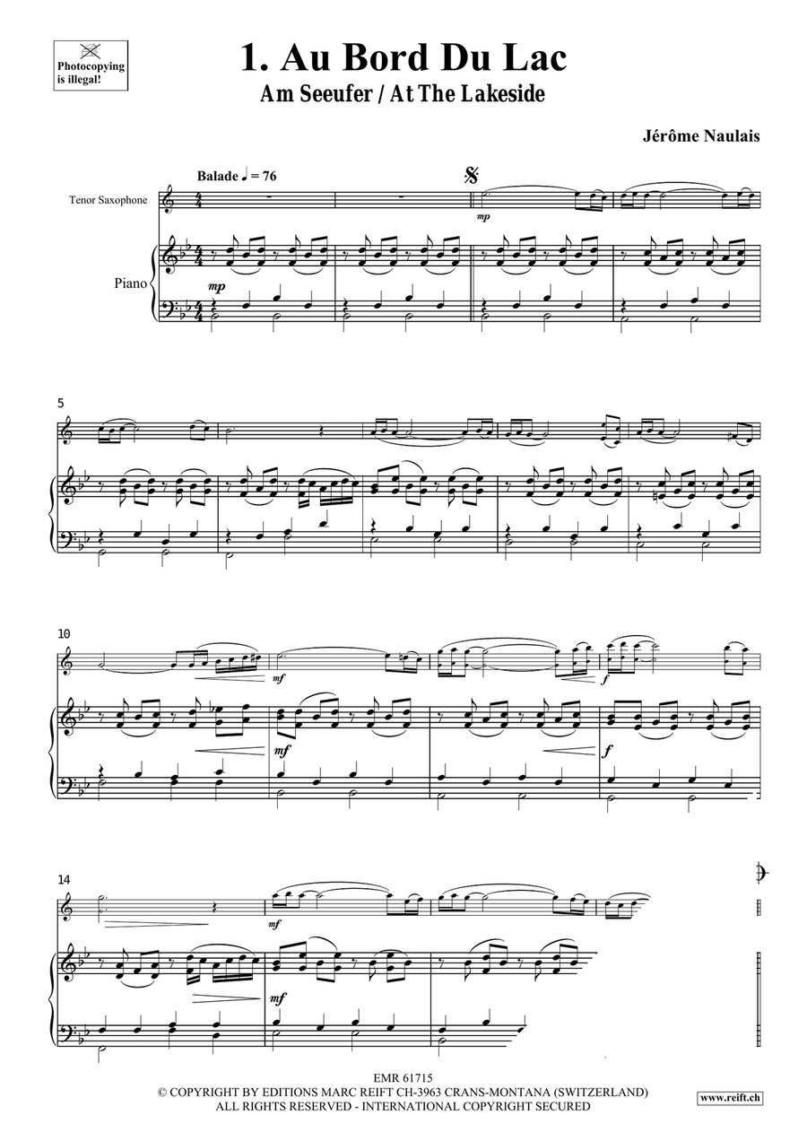40 Solos for Fun Volume 1 Tenor Saxophone scores gallery preview page 5
