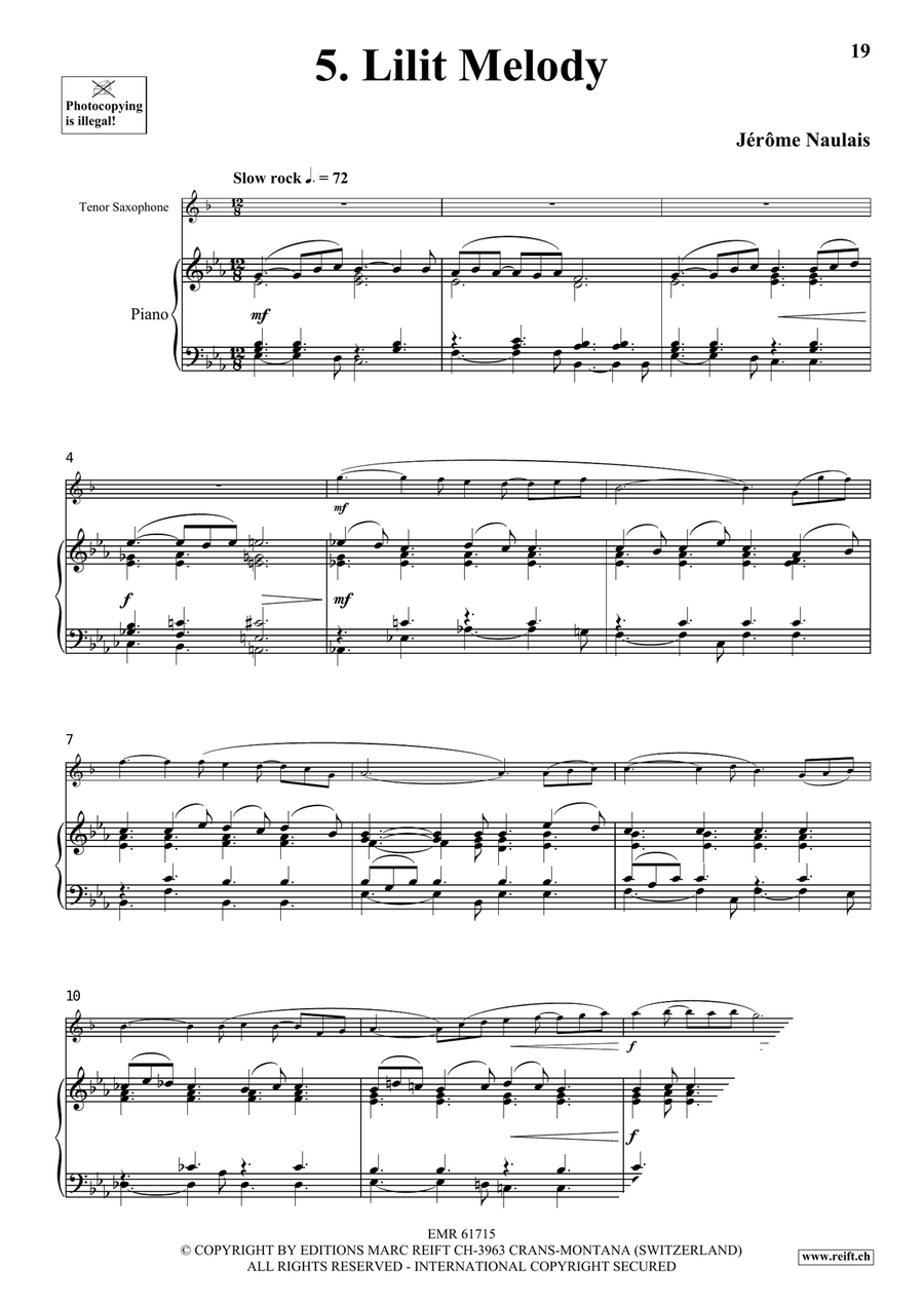 40 Solos for Fun Volume 1 Tenor Saxophone scores gallery preview page 9