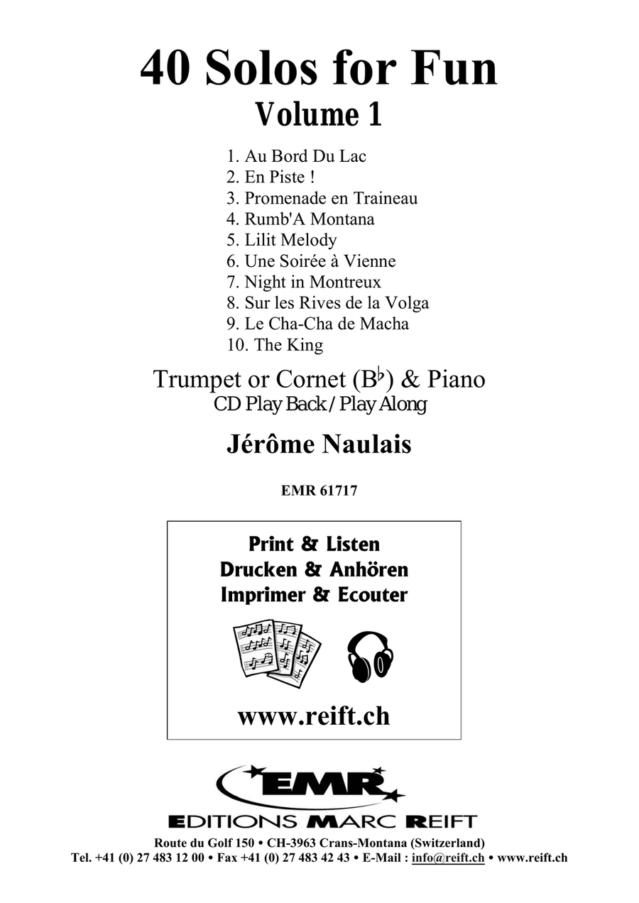 40 Solos for Fun Volume 1 Cornet scores gallery preview page 2