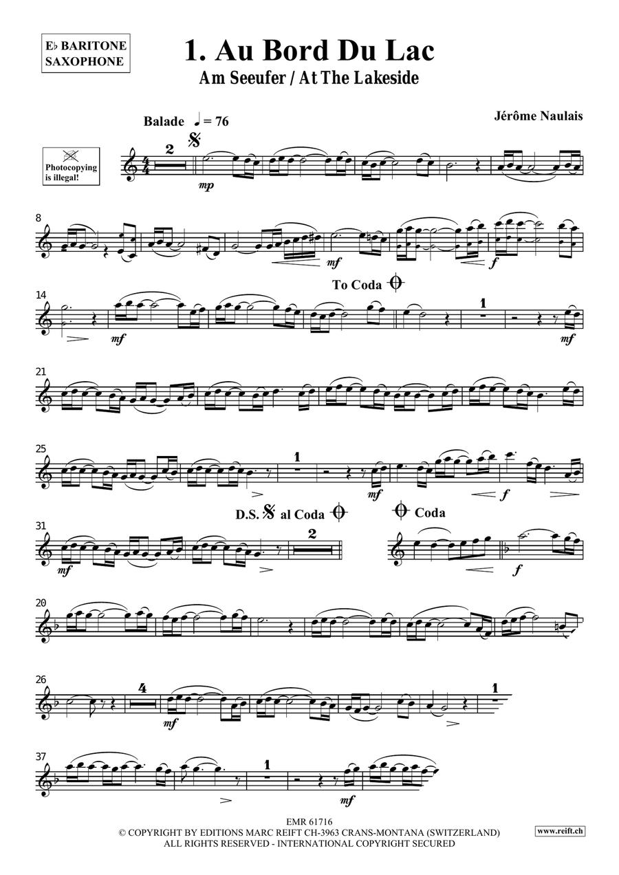 40 Solos for Fun Volume 1 Baritone Saxophone scores gallery preview page 4