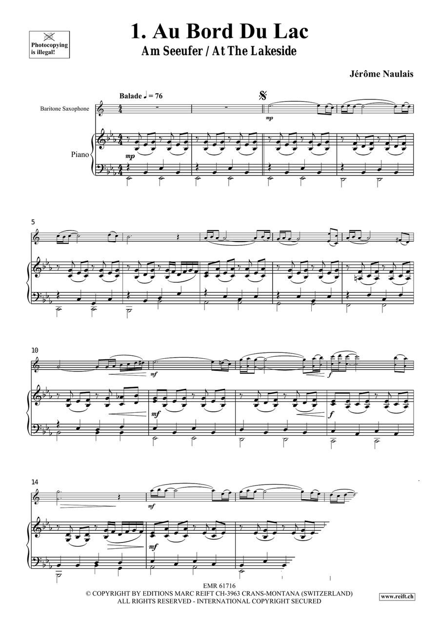 40 Solos for Fun Volume 1 Baritone Saxophone scores gallery preview page 5