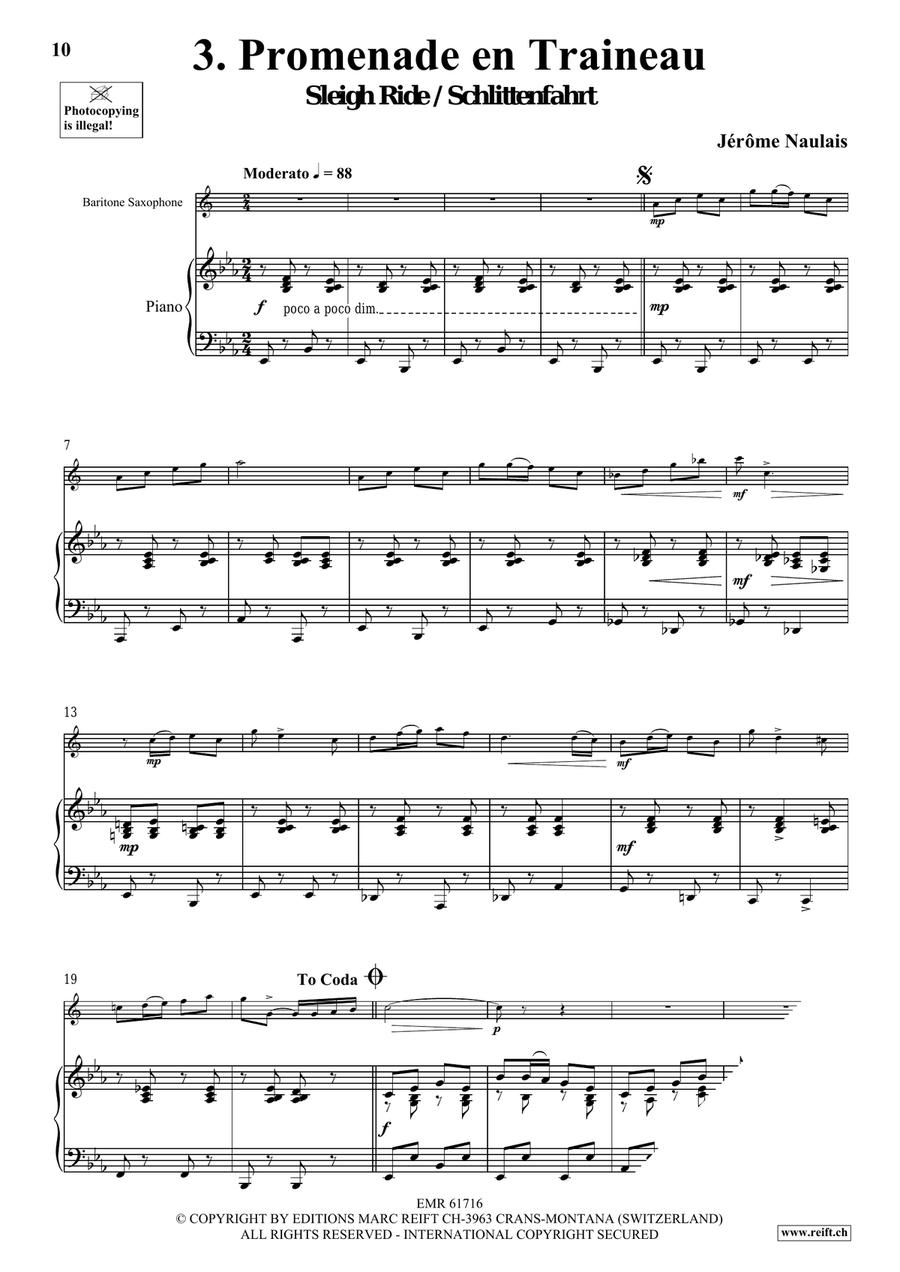 40 Solos for Fun Volume 1 Baritone Saxophone scores gallery preview page 7