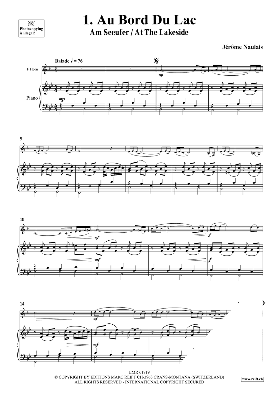 40 Solos for Fun Volume 1 by Jerome Naulais Horn - Sheet Music page 5