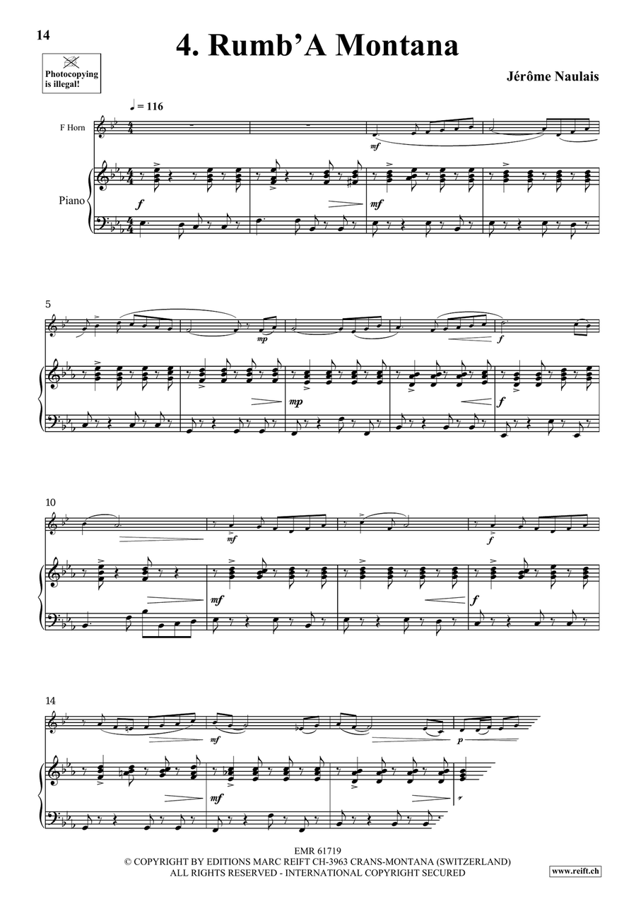 40 Solos for Fun Volume 1 by Jerome Naulais Horn - Sheet Music page 8