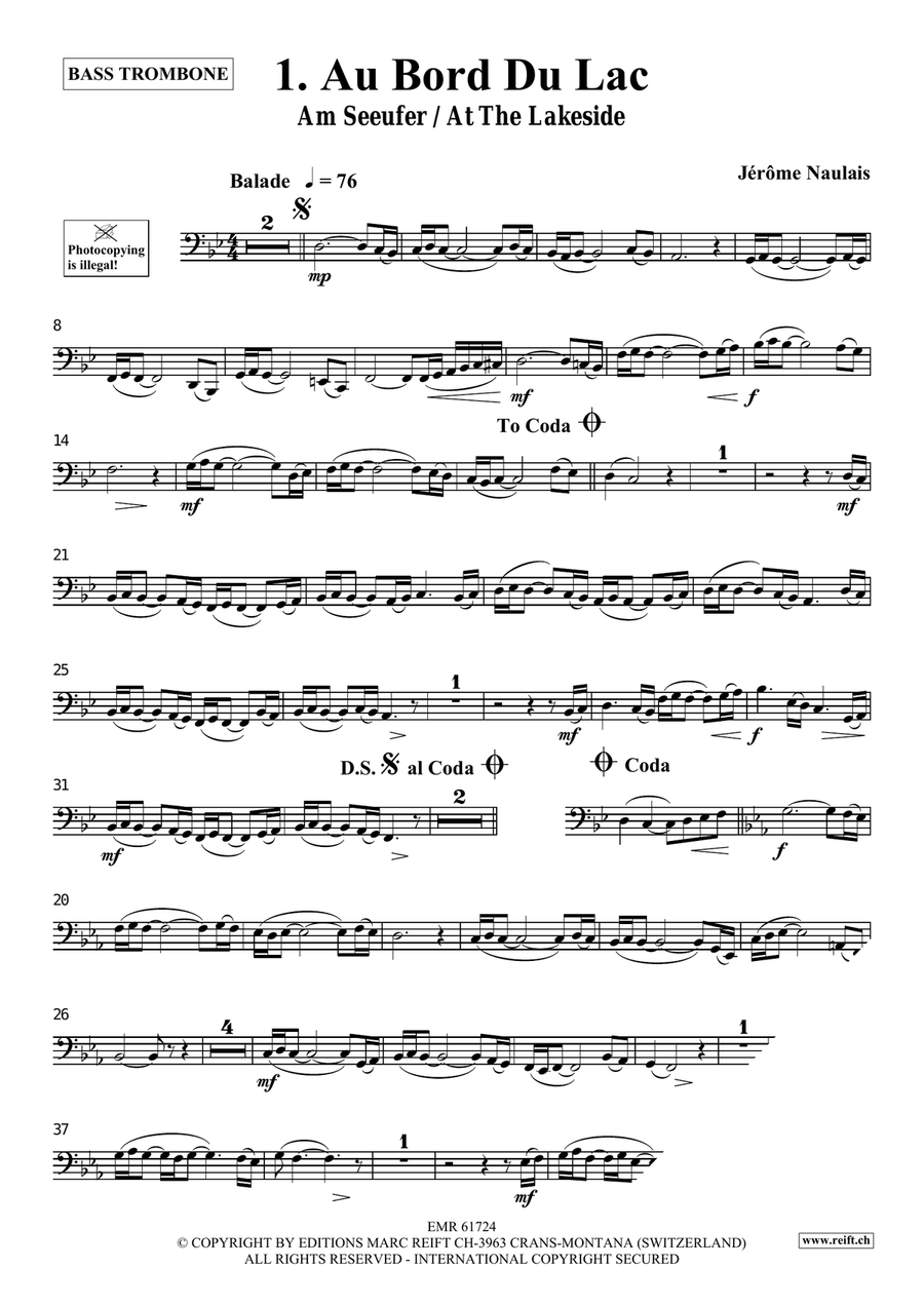 40 Solos for Fun Volume 1 Trombone scores gallery preview page 4