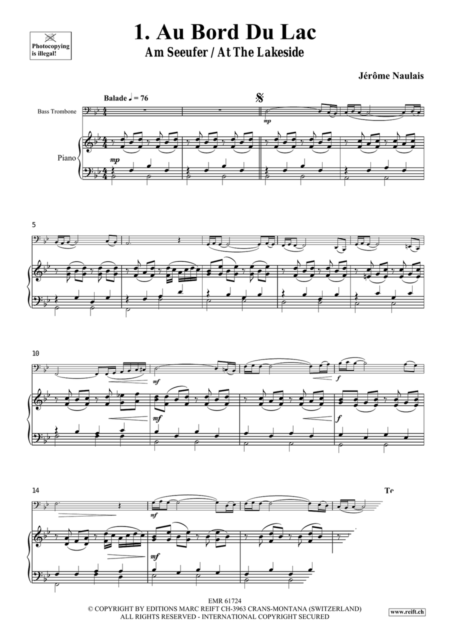 40 Solos for Fun Volume 1 Trombone scores gallery preview page 5
