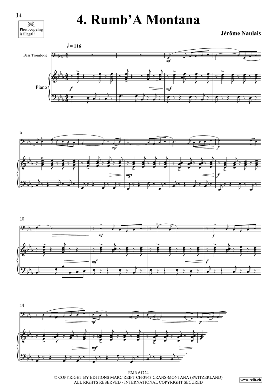 40 Solos for Fun Volume 1 Trombone scores gallery preview page 8